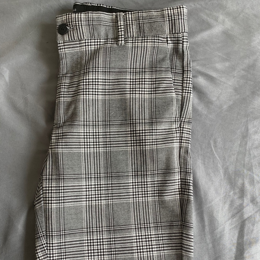 Unisex Bershka Plaid Pants